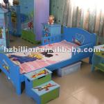 kids solid wood cot for 3-15 years old children furniture with high qulity