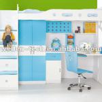 WM8811colorful 2012 Stylest kid furniture bunk bed-WM8811