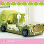SMART KIDS 2012 E1 MDF hot sale 630T-01 jeep bed with cover bed passed SGS/ boy bed / children bed