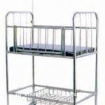 Stainless Steel Baby Bed (With Caster )