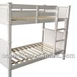 wooden bunk bed