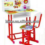High quality lowest price kids desk and chair-HW-D38