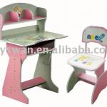 Children Desk and Chair (2070 Pink)