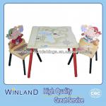 Kids Wooden Pirate Table And Chairs Set