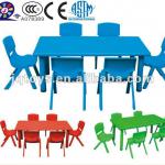 Latest nursery school kids plastic table and chair furniture-JQP4408