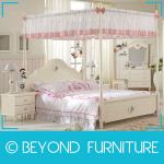 Kids Elegant White Gloss Bedroom Furniture