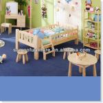 Children wooden bed with stairs#SP-C010S