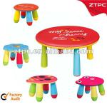 ZTPC PP kids plastic table and chair set