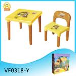 Children plastic table chair