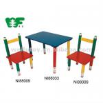 Furniture kids table and chairs set-NI88033+NI88009(2)