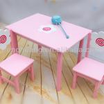 Wooden children table and chair-RH-027