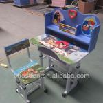 Wooden children study desk and chair BSD-850003