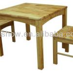 Kids Wooden Folding Table and Chair Set-BWMS-043