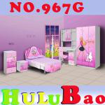 New Cute Model Of Princess Bedroom Furniture 967G