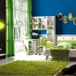 2013 new design colorful panel children furniture 8805