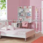 0920# Warm color mdf kids furniture /girl&#39;s bedroom sets /Girl sleeping bed room