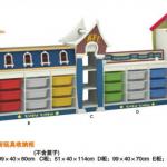 Nursery school furniture, kids wooden furniture- toys shelf