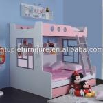 Z-21# two color mdf painting bunk bed for sale