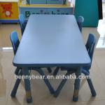 Kindergarten Furniture Height Adjustable Kids Table And Chair Set