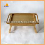 folding rubber wood coffee tray table-WK3324A