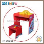 HT-SCDS01 Wooden Kids Desk and Stool Set-HT-SCDS01