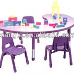 new arrival pre-school furniture kids table and chairs set for kindergarten-KF02-XT