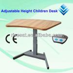 Ergonomic Single-Leg Height Adjustable Children Table, study table, school table