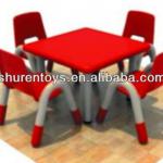 Kids plastic table and chair set with high quality-SR-KF0022