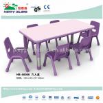 2013 latest design plastic round children tables and chairs-HB-06006