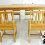 Children 5-Piece Dining Set Made Of Quality Bamboo - 2 Years Warranty-TH-Z1008