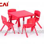 kids plastic square writing table