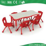 children&#39;s plastic table and chair for kindergarten