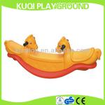 High quality kids playground plastic rocker seesaw for sale