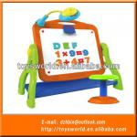 Kids Furniture Study Table and Chairs Projector Lamp Magnetic Drawing &amp; Writing Board Children Furniture-DSN1310933