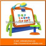 Kids Furniture Study Table and Chairs Projector Lamp Magnetic Drawing &amp; Writing Board Children Furniture