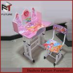 Beautiful and cute Children study desk and chairs-FUT-25