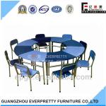 Colored children round table / child round table / kindergarten furniture