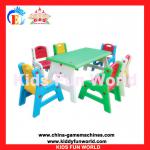MDF fire-proof kindergarten desk and chairs school desk and chairs for kids-KFW-D2001