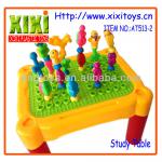 43Pcs Newest Intelligence Learning Table Kids Plastic Study Table-AT513-2