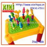 43Pcs Newest Intelligence Learning Table Kids Plastic Study Table