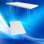 Wholesale Small plastic folding white computer desks