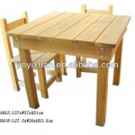 Square Child-sized kids table and chair set / Wooden study table for kids / kids study table chair-TC002