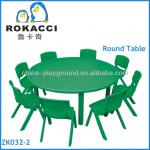 Hot selling practical plastic round kids table