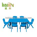 Kids Kindergarten Plastic Study Tables and Chairs School Toy