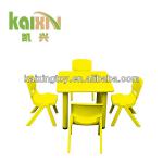 Manufacturer Nursery Furniture Kids Plastic School Table And Chair Set-KXZY-014