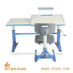 study table adjustable height children desk and chair-HY-A102