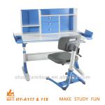 study room furniture design ergonomic desk for kids-HY-A117&amp;118
