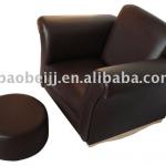 2013 Kids leather sofa and ottoman