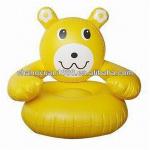 PVC inflatable toys ,inflatable animal sofa.children air sofa-100*50 cm