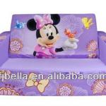 Fun Furniture Kids Flip Open Sofa Bed -- Minnie-BLA-FS037